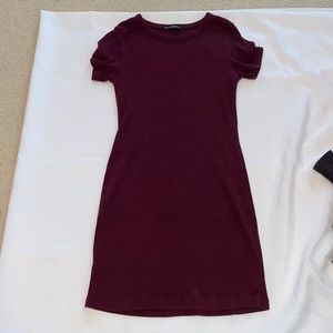 Brandy Melville Maroon Dress